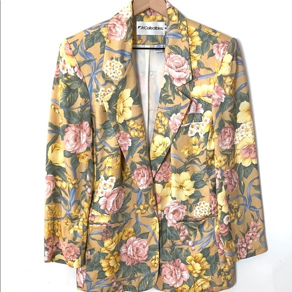 Vintage JH Collection Floral Blazer, Size 8 - Picture 13 of 13